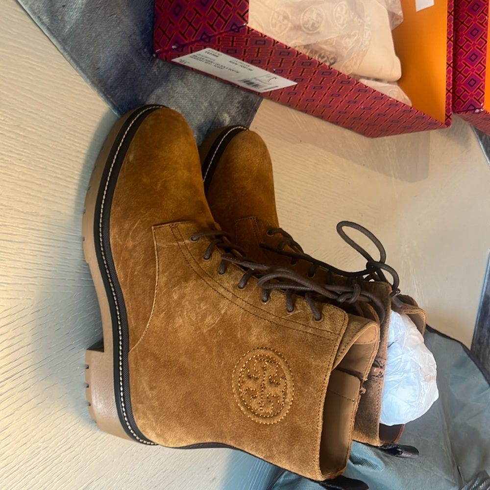 Miller lug sole booties - Tory Burch
